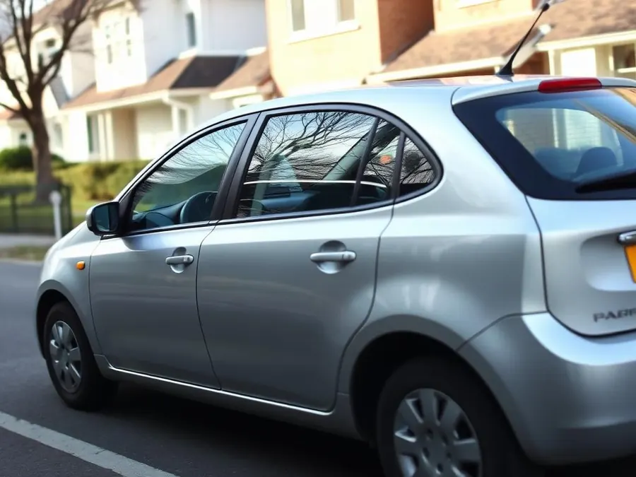 Antes del polarizado — Hatchback — vidrios laterales